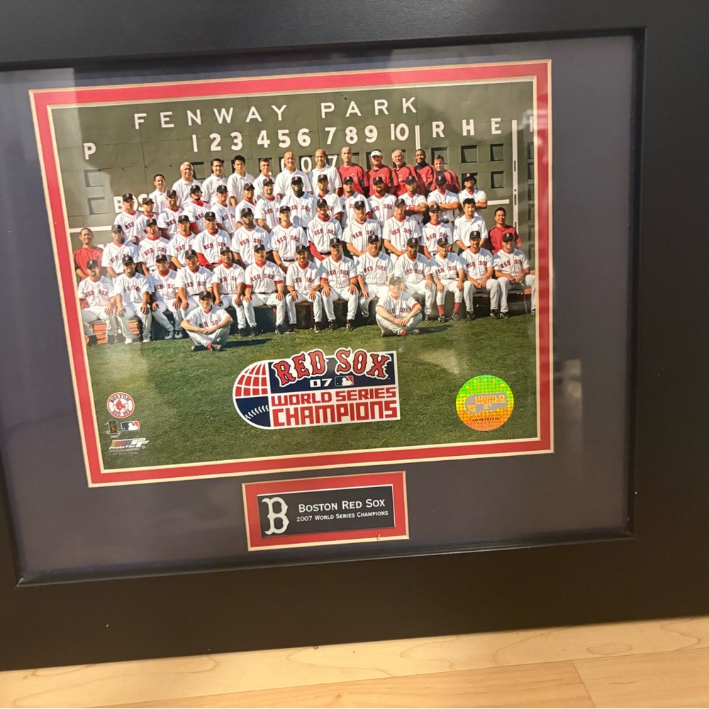 Boston Red Sox 2007 World Series Champions Team Photo Official MLB Licensed